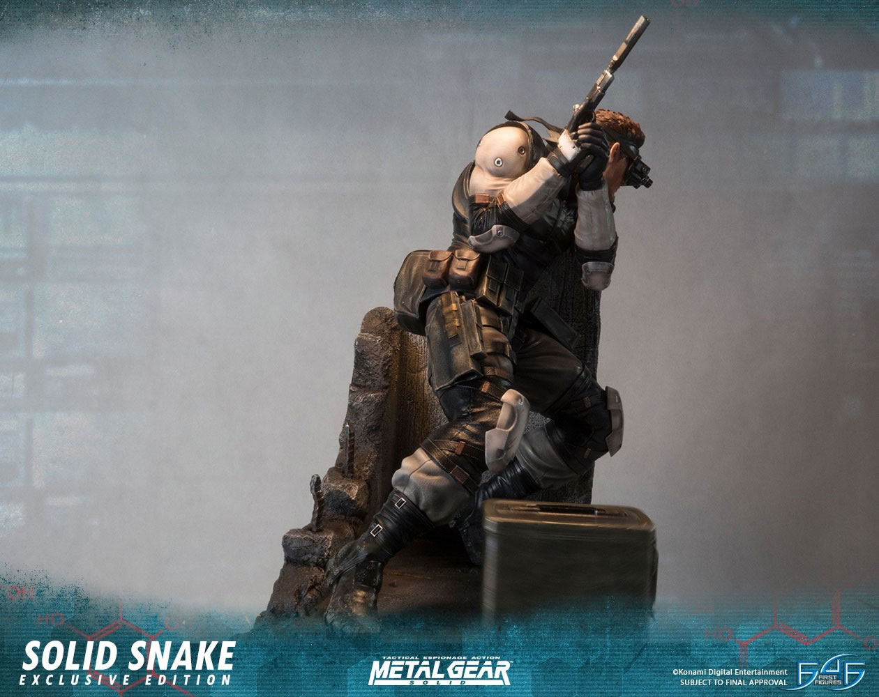 First4Figures dvoile une nouvelle statuette dtaille et imposante de Solid Snake