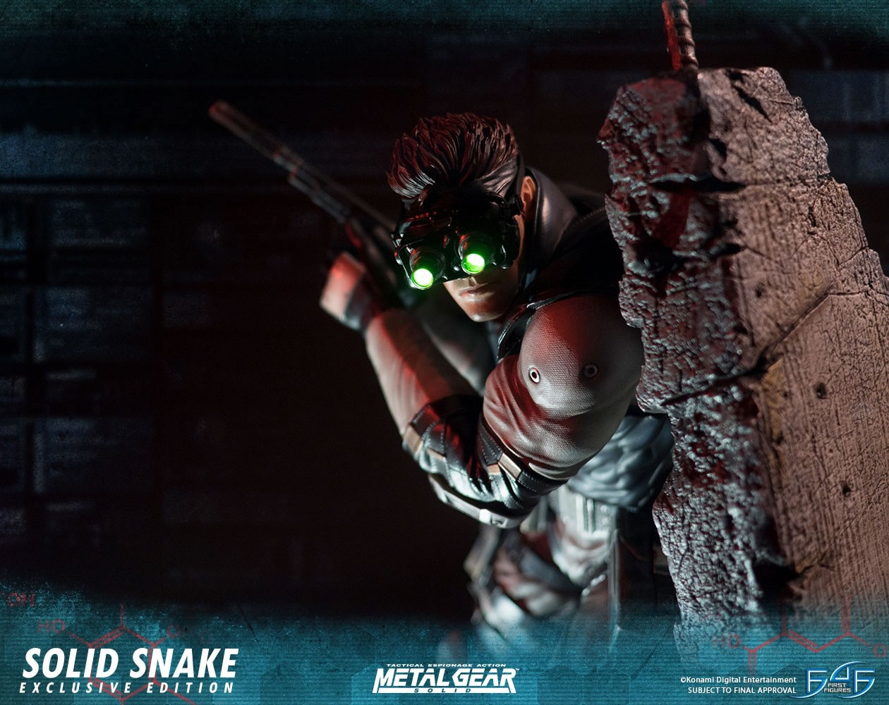 First4Figures dvoile une nouvelle statuette dtaille et imposante de Solid Snake