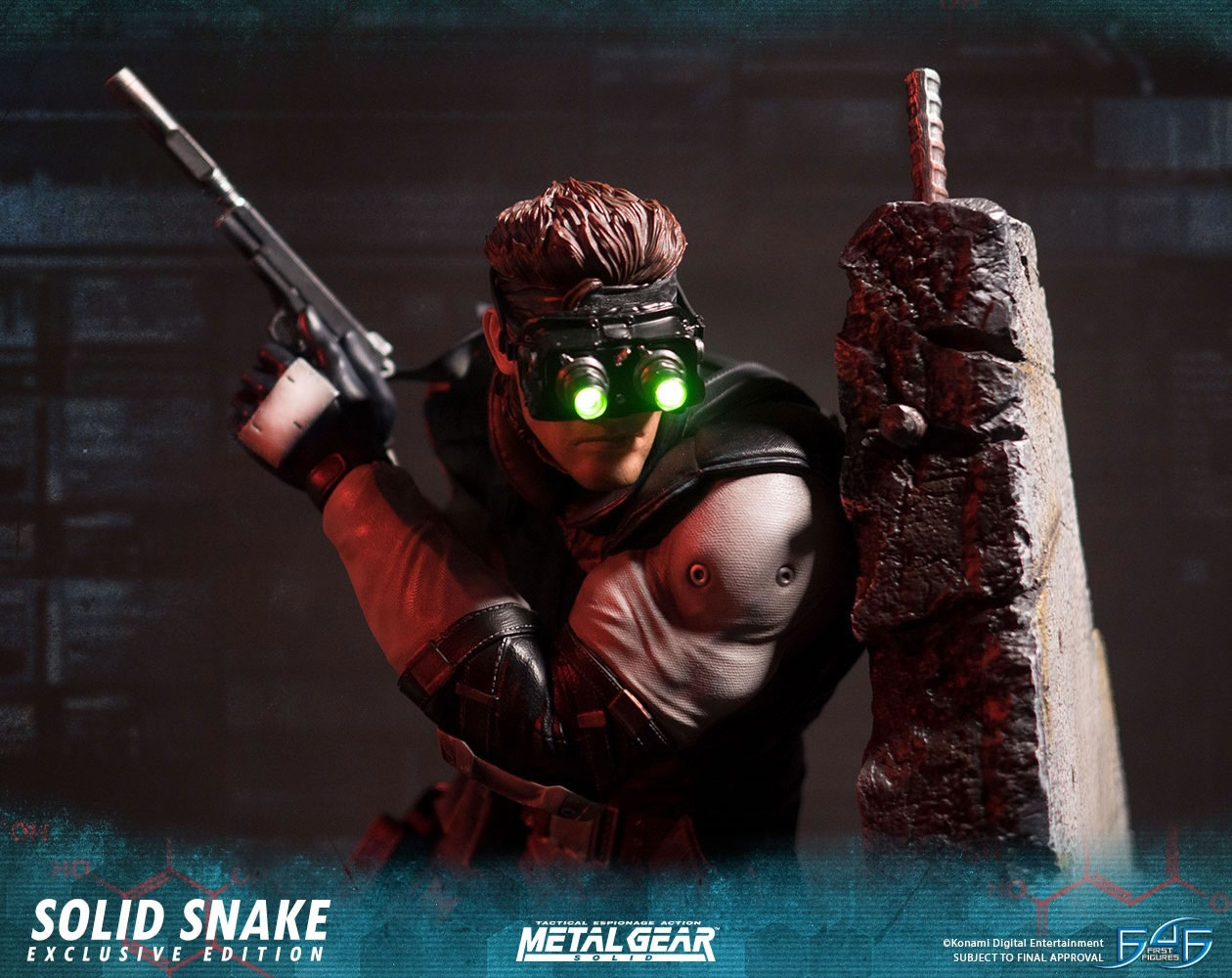 First4Figures dvoile une nouvelle statuette dtaille et imposante de Solid Snake