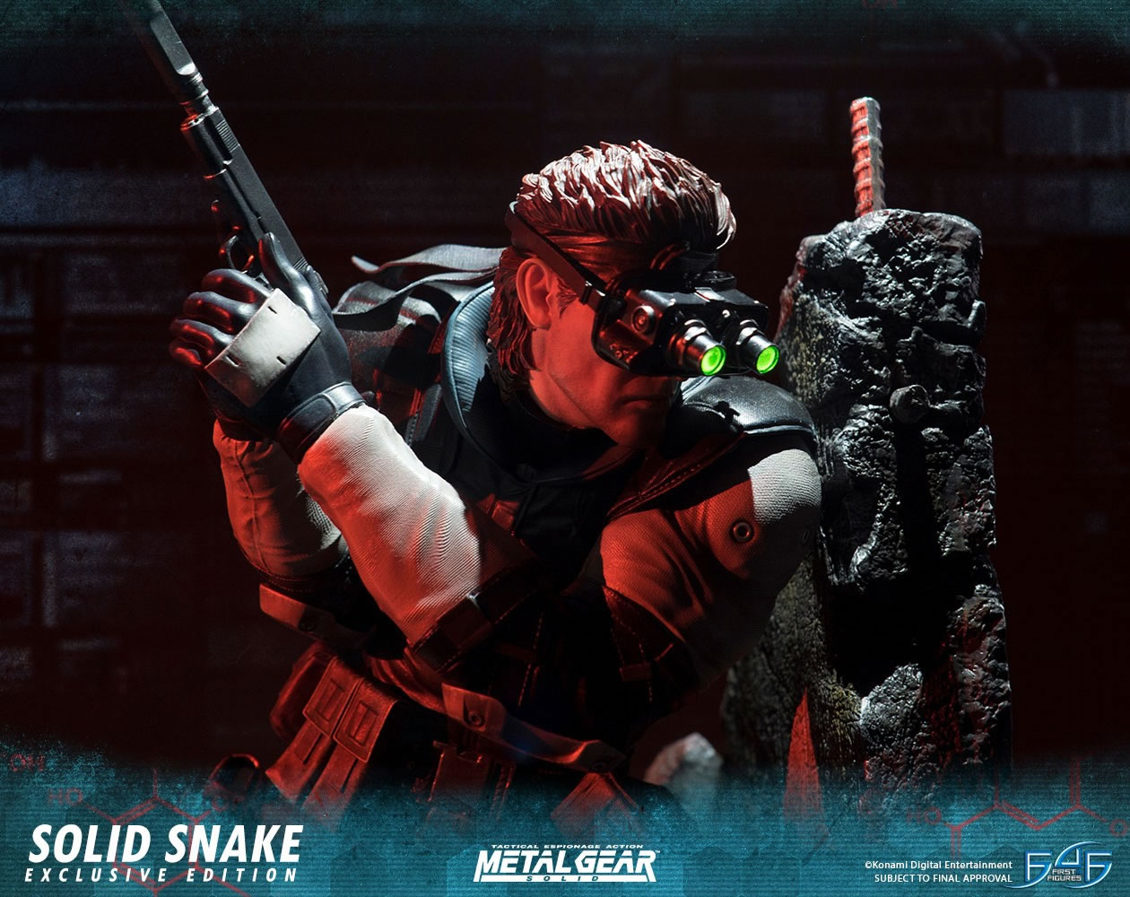 First4Figures dvoile une nouvelle statuette dtaille et imposante de Solid Snake