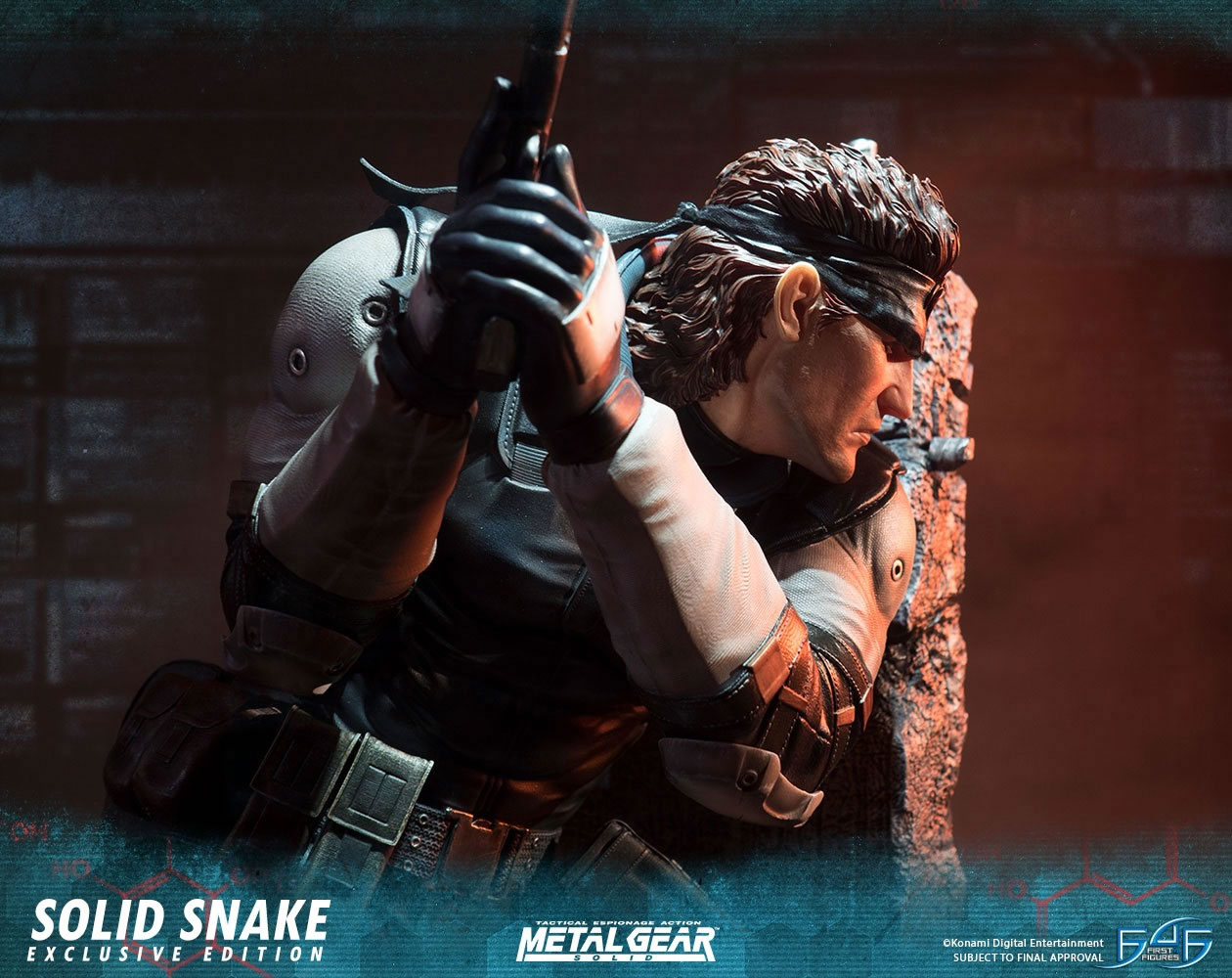 First4Figures dvoile une nouvelle statuette dtaille et imposante de Solid Snake