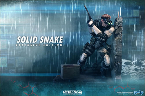 First4Figures dvoile une nouvelle statuette dtaille et imposante de Solid Snake