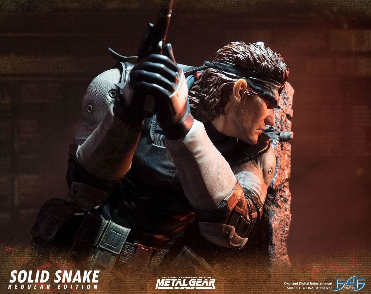 First4Figures dvoile une nouvelle statuette dtaille et imposante de Solid Snake