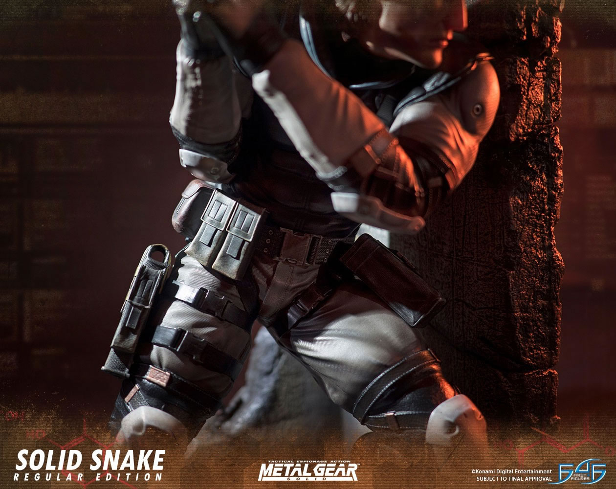 First4Figures dvoile une nouvelle statuette dtaille et imposante de Solid Snake