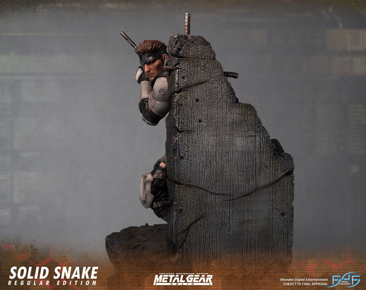 First4Figures dvoile une nouvelle statuette dtaille et imposante de Solid Snake