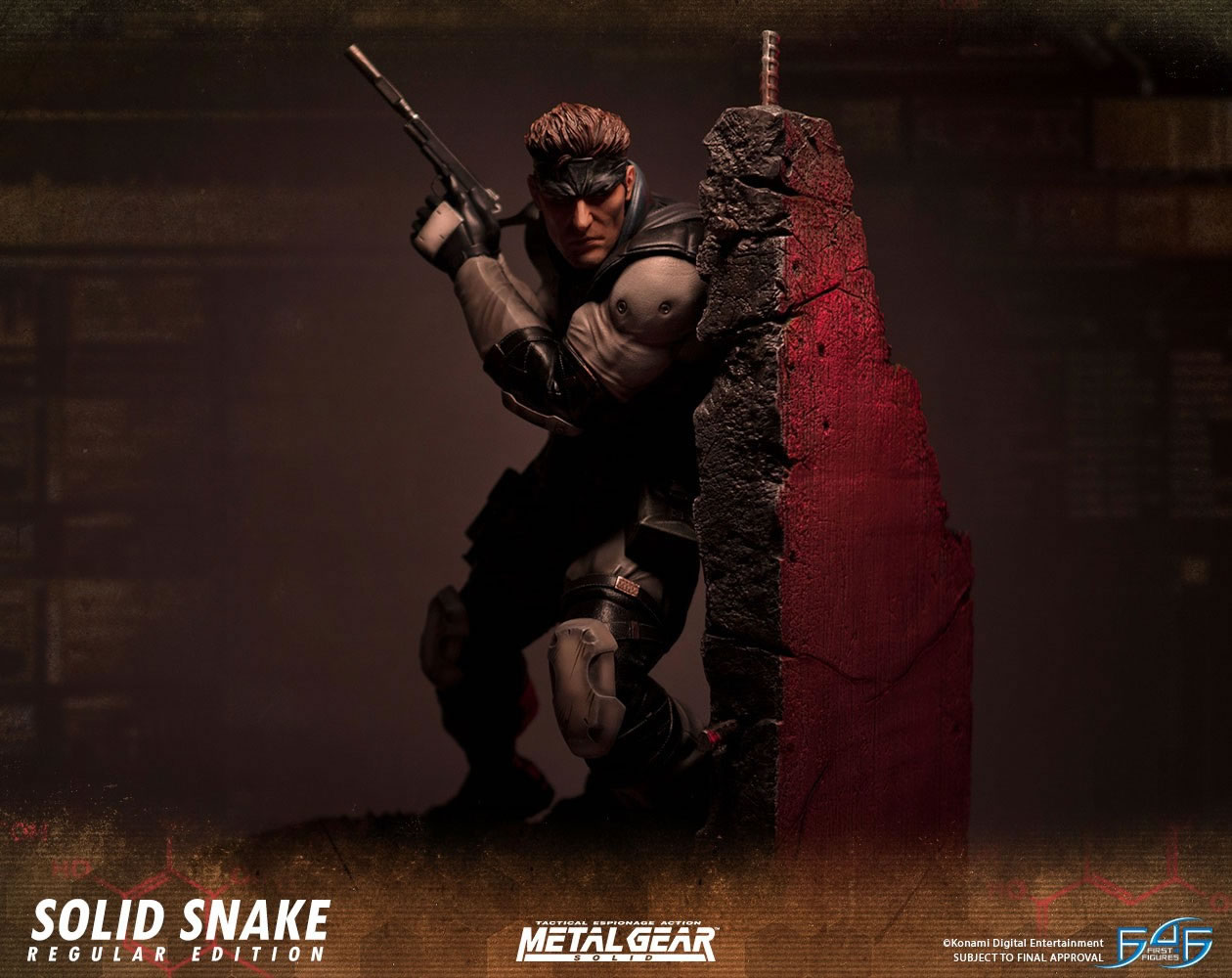 First4Figures dvoile une nouvelle statuette dtaille et imposante de Solid Snake