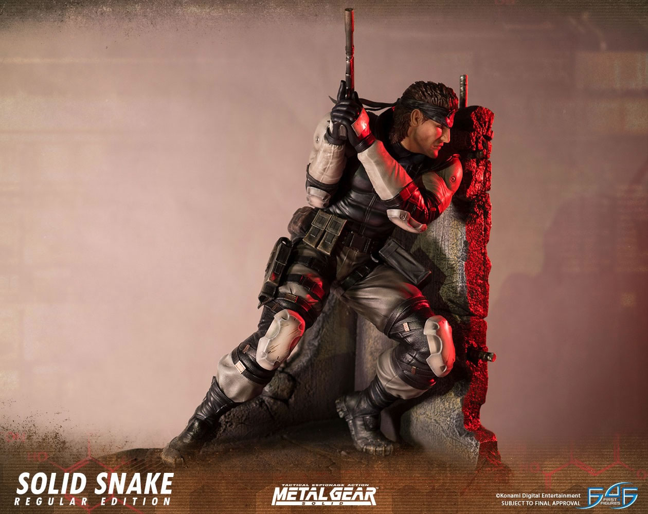 First4Figures dvoile une nouvelle statuette dtaille et imposante de Solid Snake