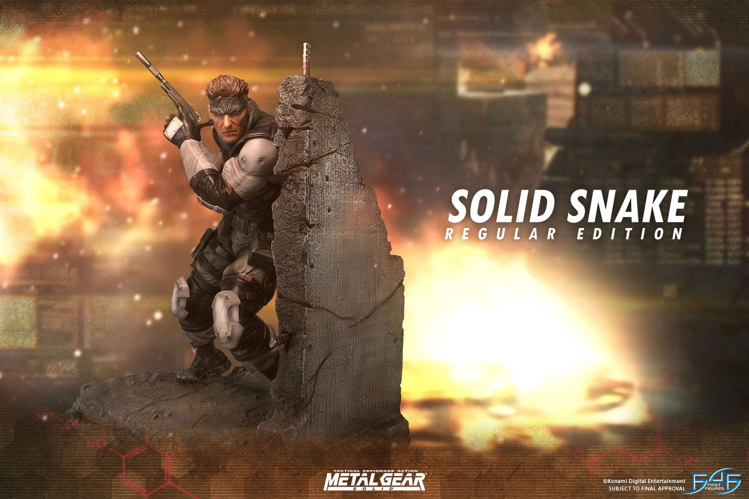 First4Figures dvoile une nouvelle statuette dtaille et imposante de Solid Snake