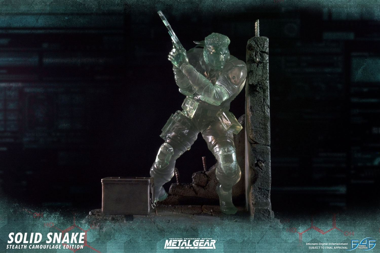 First4Figures dvoile une nouvelle statuette dtaille et imposante de Solid Snake