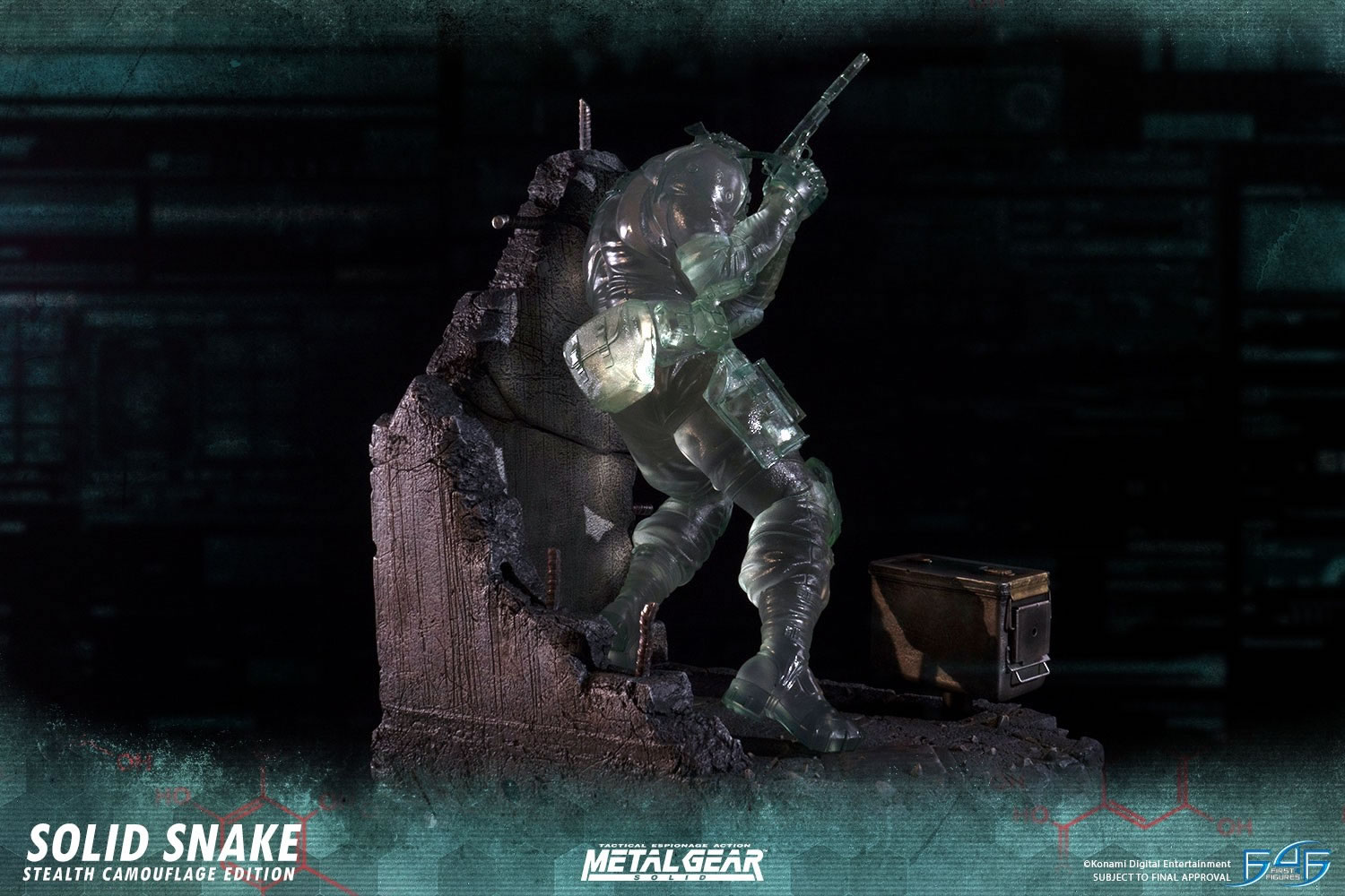 First4Figures dvoile une nouvelle statuette dtaille et imposante de Solid Snake