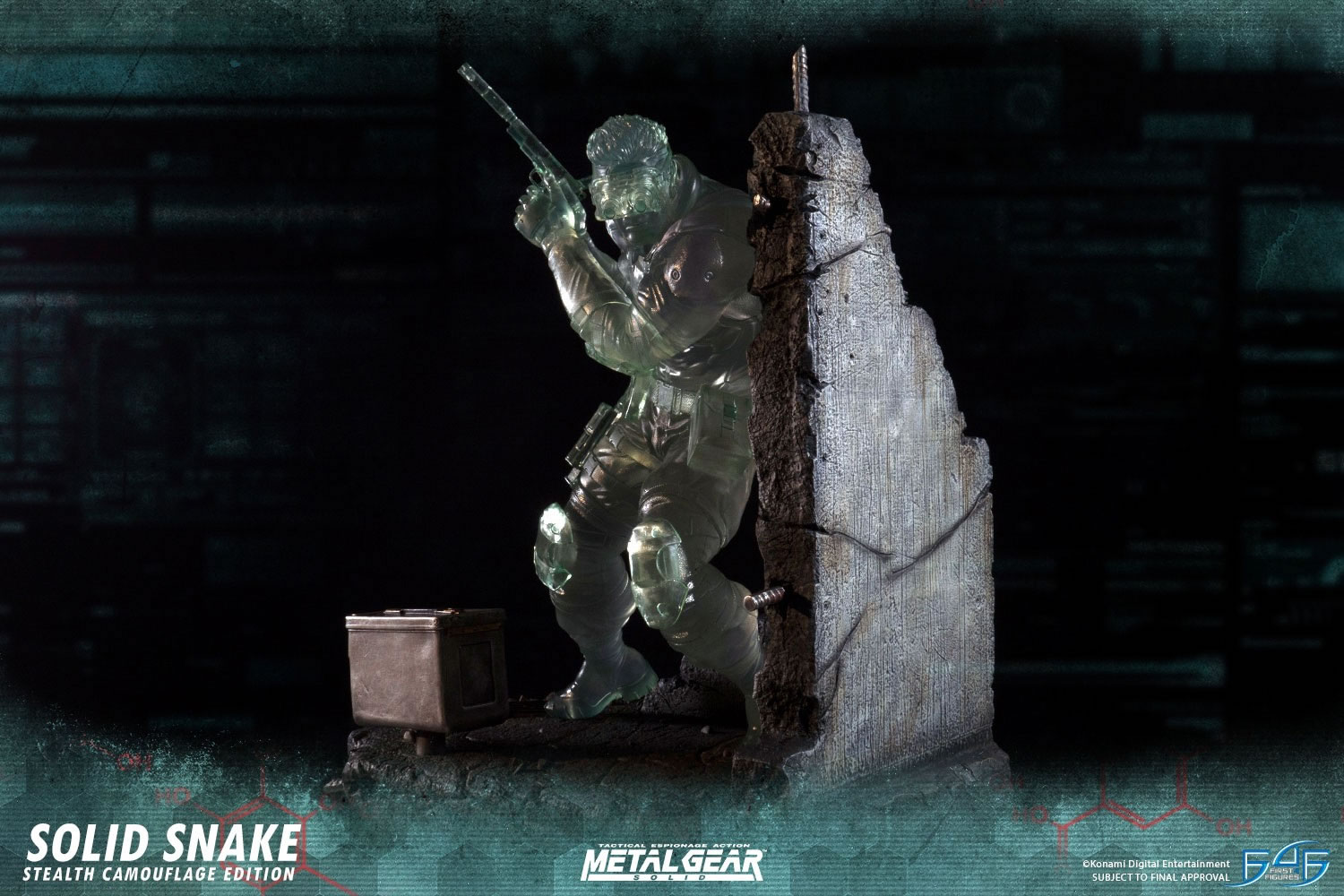 First4Figures dvoile une nouvelle statuette dtaille et imposante de Solid Snake