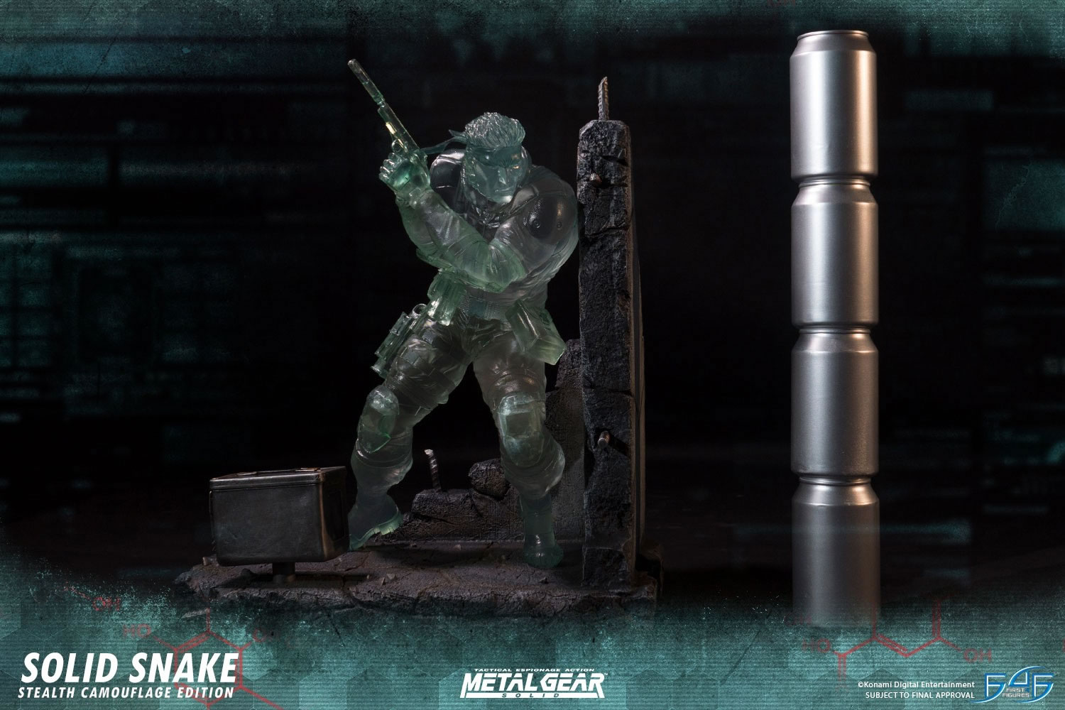 First4Figures dvoile une nouvelle statuette dtaille et imposante de Solid Snake