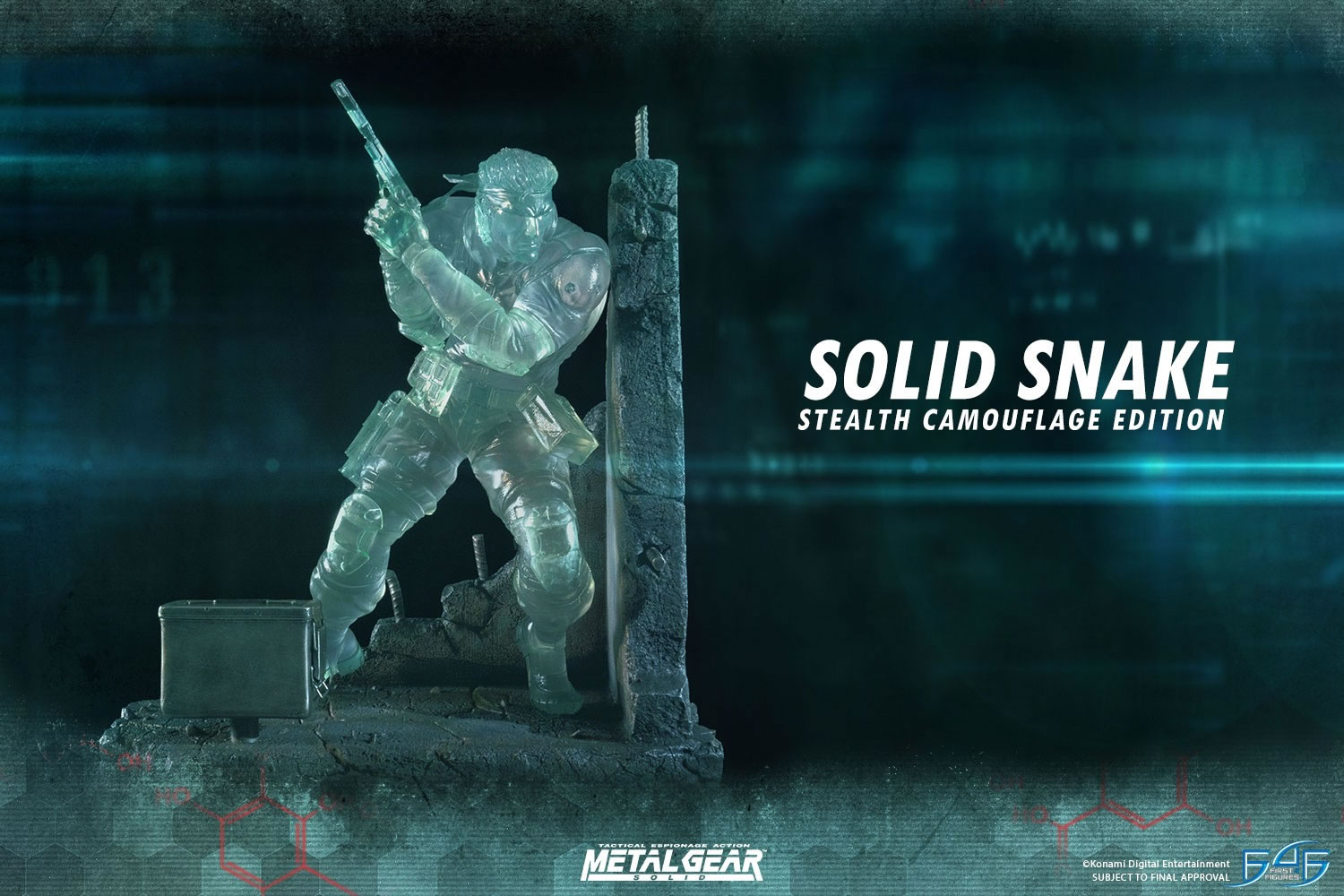 First4Figures dvoile une nouvelle statuette dtaille et imposante de Solid Snake