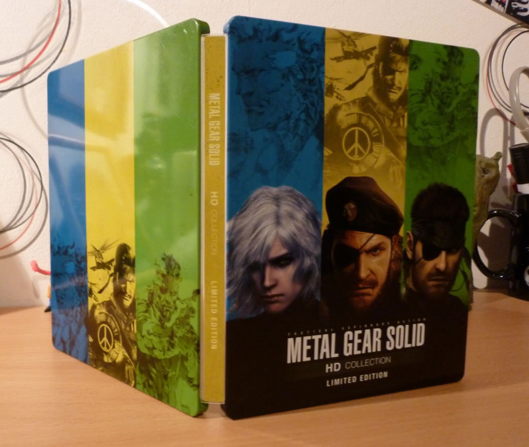 Le Steel Book de Metal Gear Solid HD Collection disponible