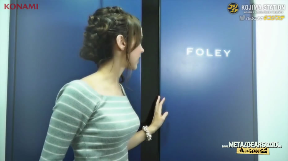 Stefanie Joosten (Quiet) infiltre le studio son de Kojima Productions