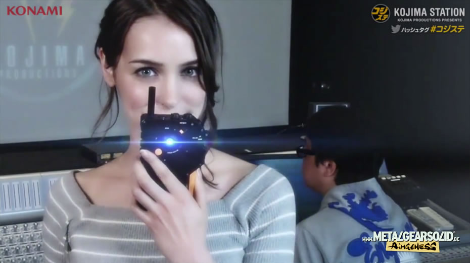 Stefanie Joosten (Quiet) infiltre le studio son de Kojima Productions