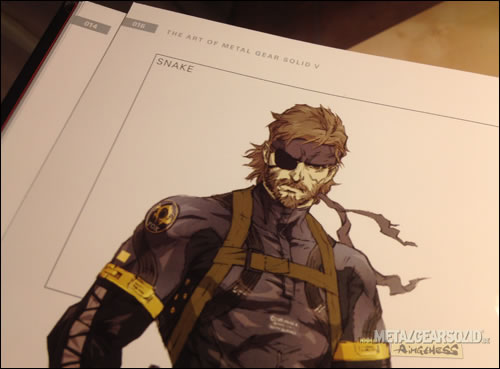 Gros plan sur l'artbook The Art of Metal Gear Solid V