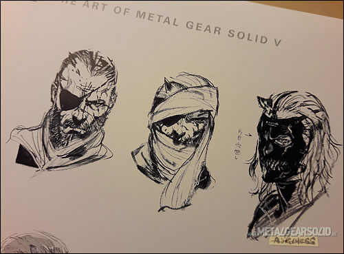 Gros plan sur l'artbook The Art of Metal Gear Solid V