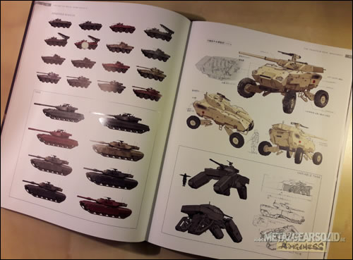 Gros plan sur l'artbook The Art of Metal Gear Solid V