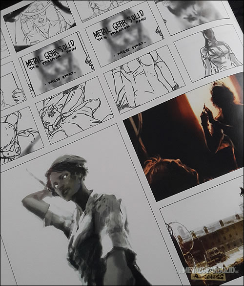 Gros plan sur l'artbook The Art of Metal Gear Solid V