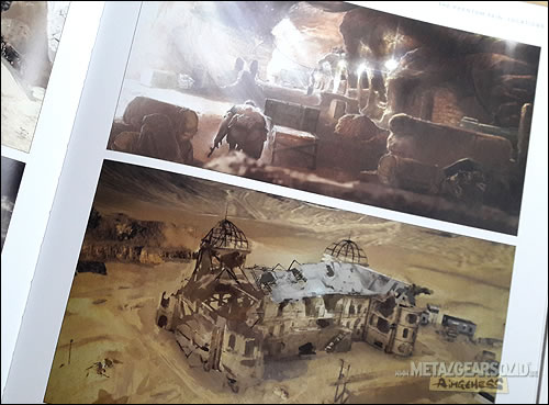 Gros plan sur l'artbook The Art of Metal Gear Solid V