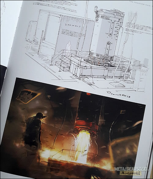 Gros plan sur l'artbook The Art of Metal Gear Solid V