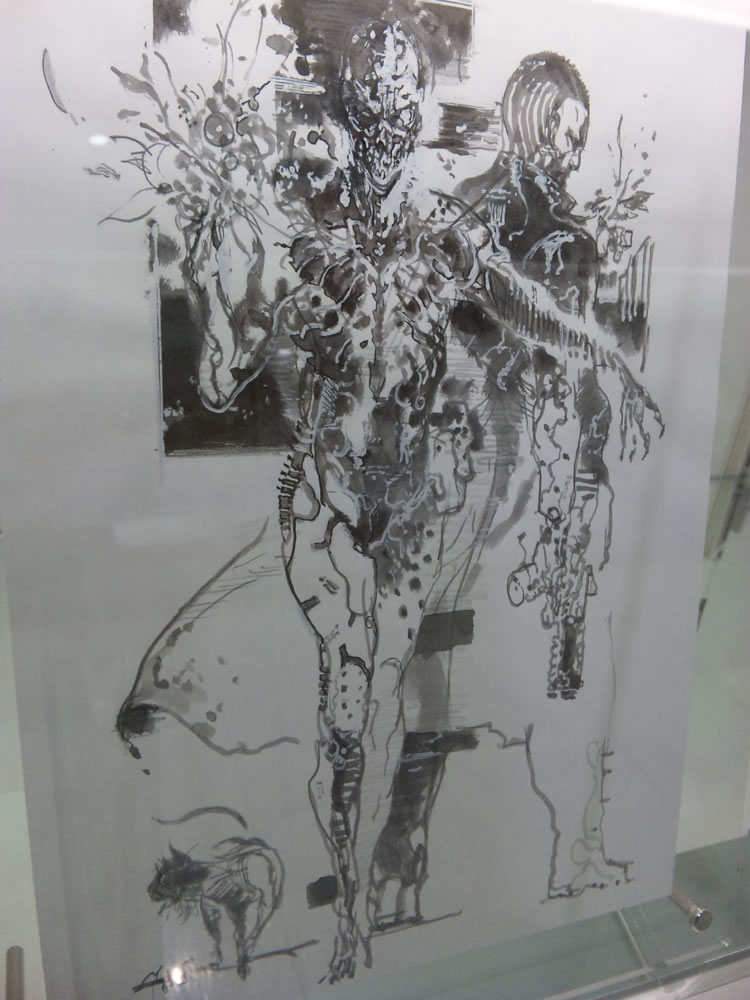 The Art of Yoji Shinkawa dessins et sculptures Kojima Productions