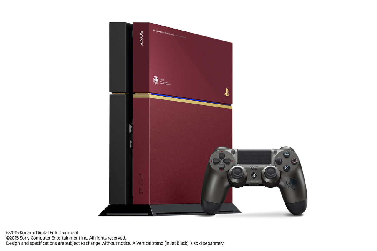 La PlayStation 4 aux couleurs de MGSV The Phantom Pain dbarque en Europe !