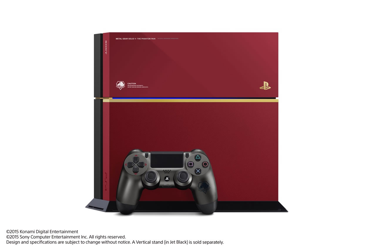 Une PlayStation 4 aux couleurs de Metal Gear Solid V : The Phantom Pain