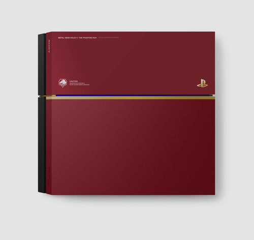 Une PlayStation 4 aux couleurs de Metal Gear Solid V : The Phantom Pain