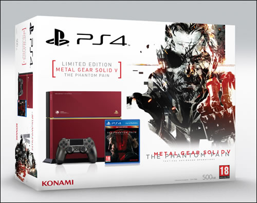 La PlayStation 4 aux couleurs de MGSV The Phantom Pain dbarque en Europe !