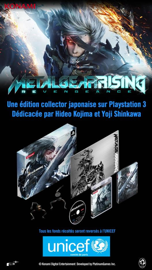 Metal Gear Rising Revengeance Une vente aux enchres pour lUnicef