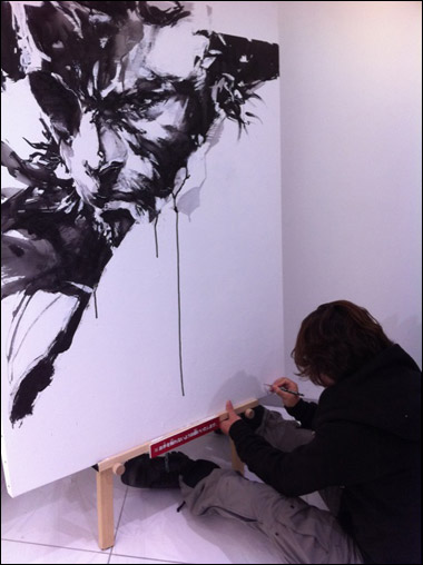 Yoji Shinkawa à l'expo The Art of Yoji Shinkawa