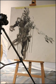 Yoji Shinkawa peint un Solid Snake britannique Londres